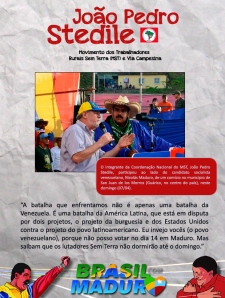 Brasil com Maduro 9 Joao Pedro Stedile